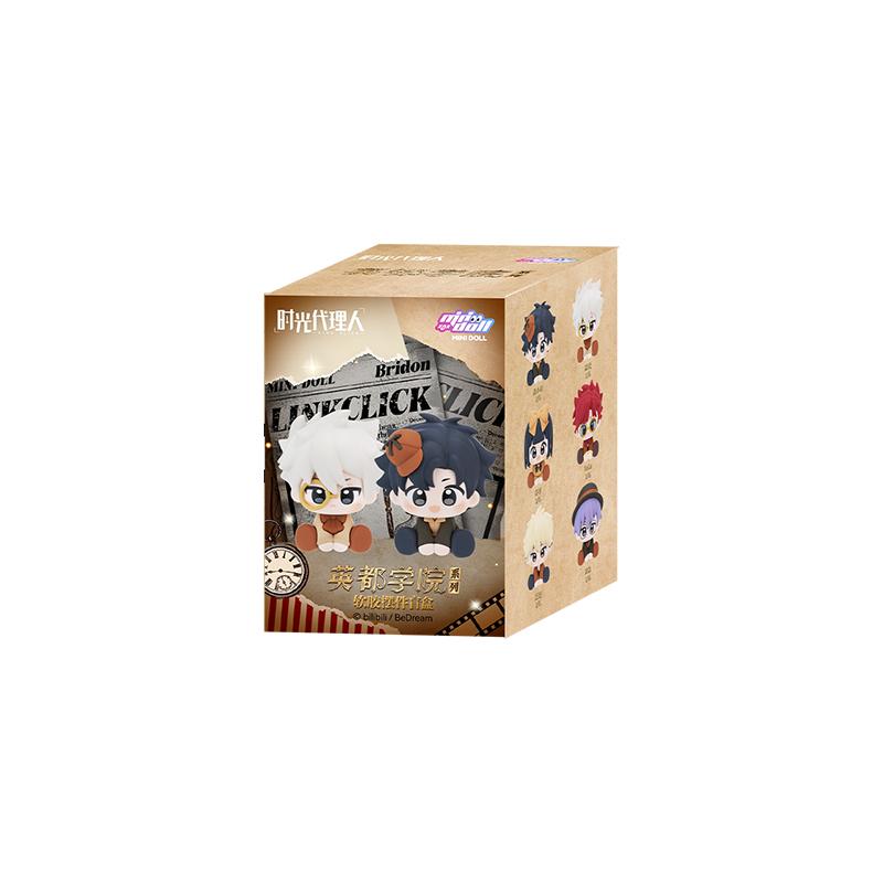 Authentic Link Click Minidoll Time Agent Sit-Down Figure Soft Rubber Mystery Blind Box Collectible Toy Trendy College Series