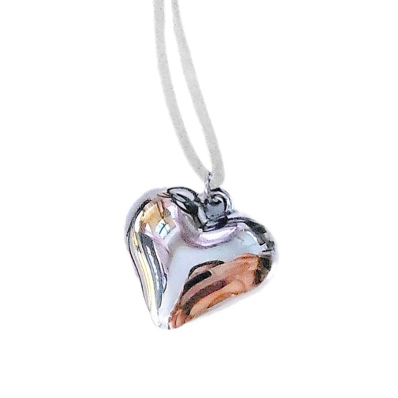 

Love Heart Necklace for Women Girls Adjustable Length Collar Chain Y2K Aesthetic Neckchain Fashion Neck Jewelry Gift 1