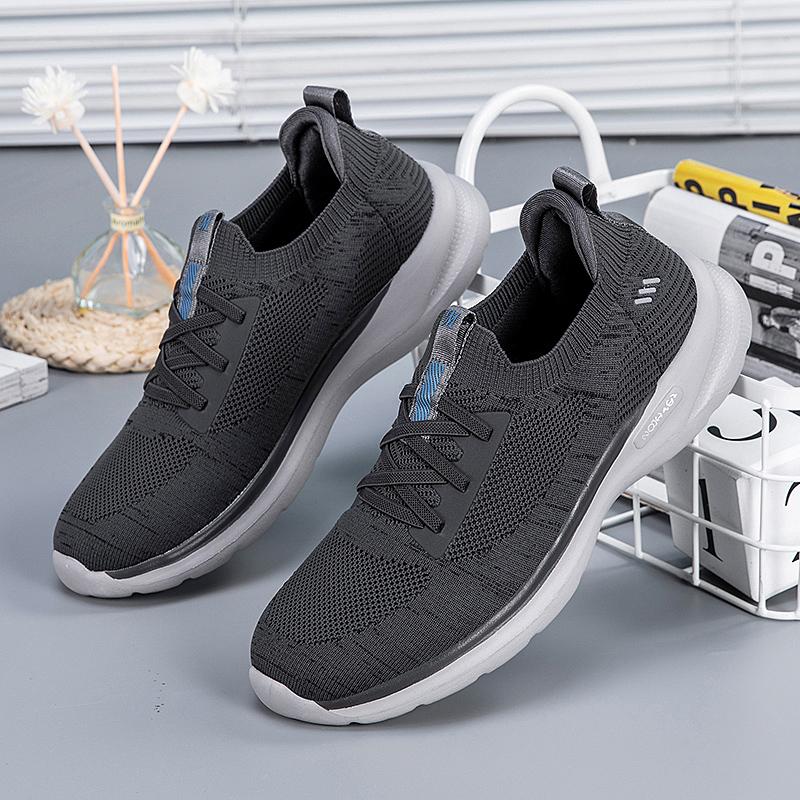 Hot Sale Fashion Running Sneakers for Men Women Breathable Socks Shoes Trainers Men Slip-on Lightweight Sports Shoes Big Size