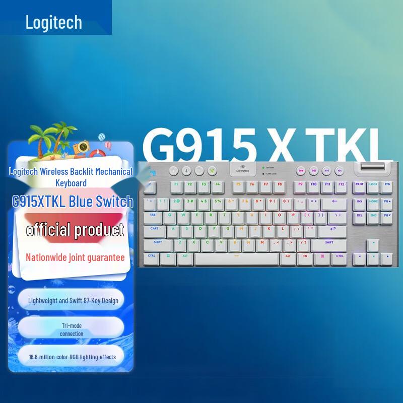 

Logitech G915 X LIGHTSPEED TKL Low-Profile Gaming Keyboard
