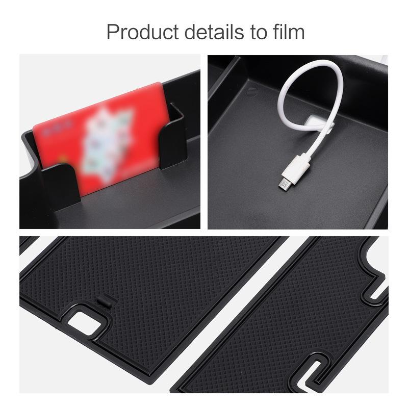 For GMC Sierra -2024  Armrest Box Storage Box Modification Stowing Tidying Box Car Internal Accessories