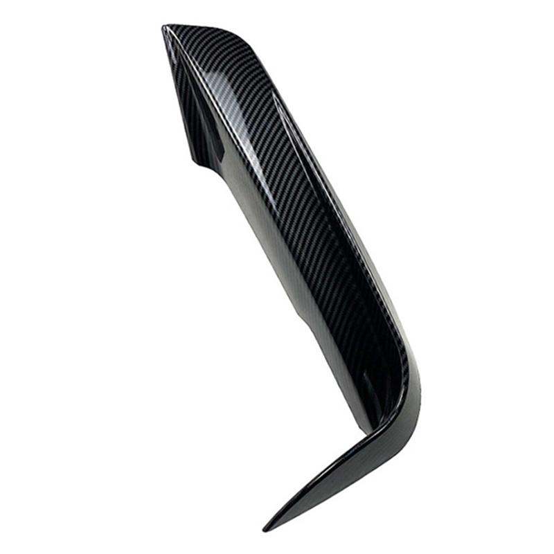 1Pair Car Front Bumper Fangs Trim Lid Cover Decoration Parts For 3-Series F30 F31 M Pack 2013- Carbon Fiber Pattern-A87Q