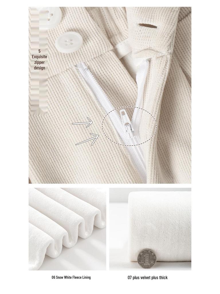 Dámské žinylkové kalhoty s vysokým pasem a rovnými nohavicemi - Kolekce jaro/podzim 2025, Pokročilý střih, Petite střih, Od úzkých po široké nohavice.