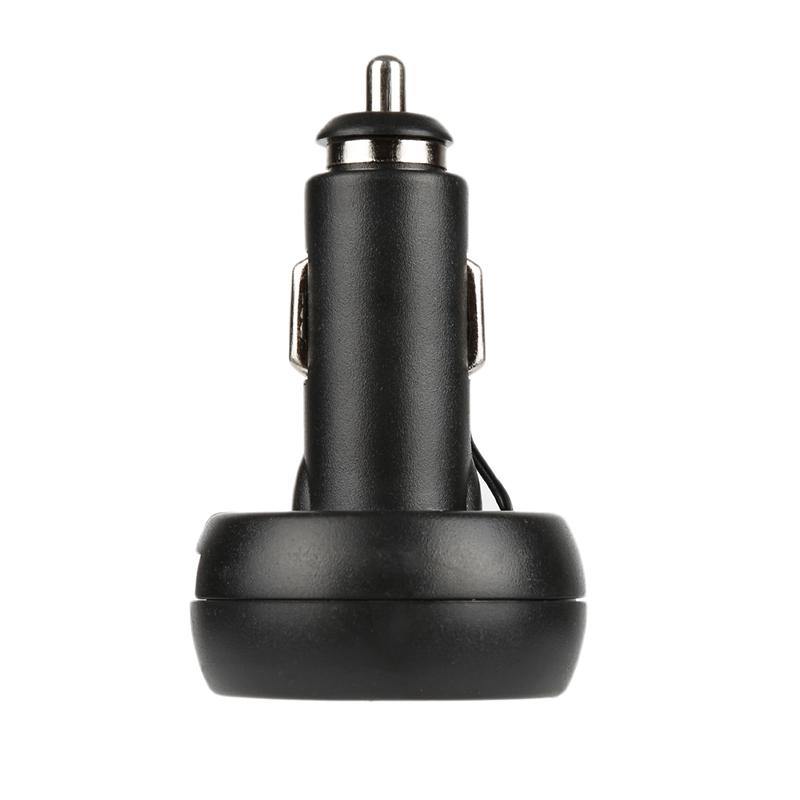 Car Digital Voltmeter Thermometer  USB Charger Car Cigarette Lighter Socket Digital Voltmeter Thermometer 3 In 1 Meter