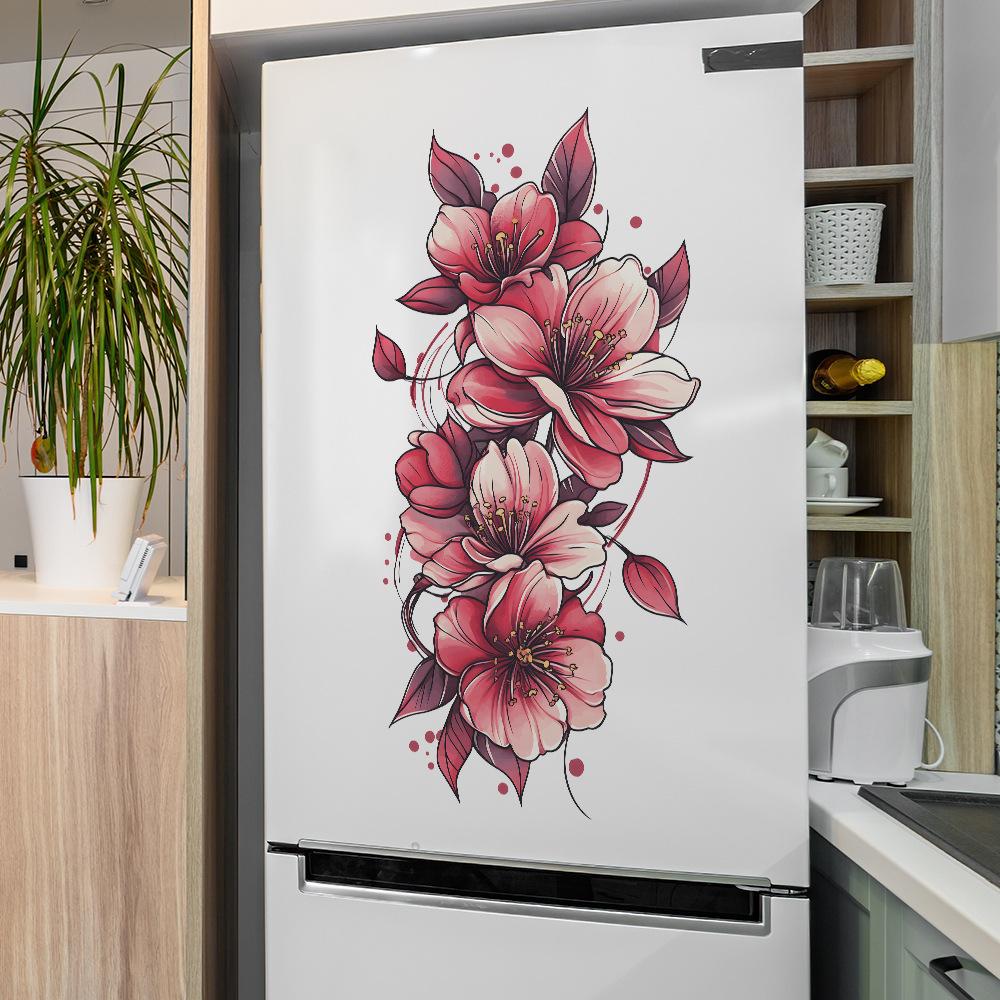 Bright Flowers Bedroom Living Room Wall Background Landscaping Decoration Wall Stickers