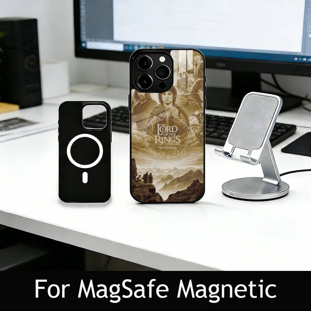 Lrd TV of Rngs Phone Case For iPhone17,16,15,14,13,12,11 Plus,Pro Magnetic For Magsafe Wireless Charging