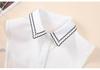 Embroidered Floral Fake Collar for Girls - Chinese Ethnic Style Winter Accessory for Sweaters