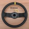 2 Spoke Blue Spoke Rally PVC Steering Wheel JDM Racing Sport Car Steering Wheel