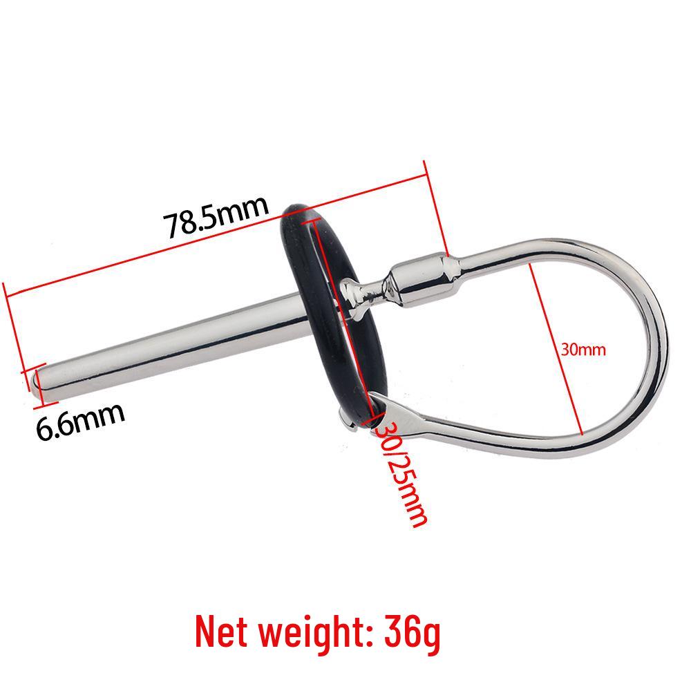 Men's Metal Urethral Glans Insert Dilator - Erotic Toy for Outdoor Wear