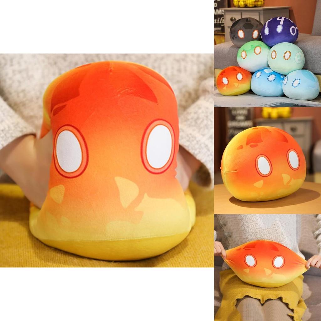 Genshin Impact Slime Theme Adorable Plush Dolls Perfect Kids Gift Cartoon Pillow