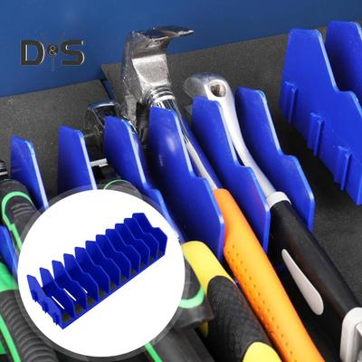 Pliers Organizer Rack 10-Slot Heavy Duty Detachable Non-Slip Rubber Base Tool Drawer Toolbox Shelf Wrench Screwdriver Hammer Storage Rack