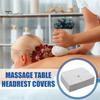 100Pcs Face Cradle Cover Disposable Massage Headrest Non-woven Cover Soft Portable Massage Table Chair SPA Bed Face Rest U-shaped Cover