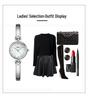 Gedi Elegant Korean Style Round Dial Bracelet Quartz Watch