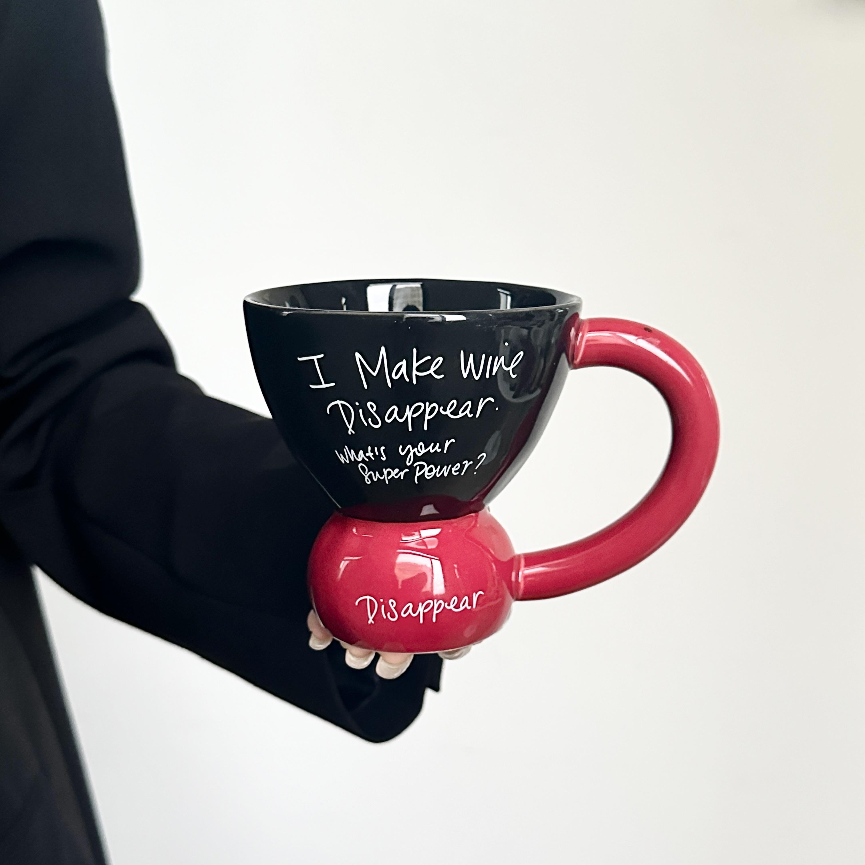 

Винтажная кружка с высокой эстетической ценностью для девочек, керамическая бытовая чашка для воды, офисная чашка для кофе, забавные кружки 380ML