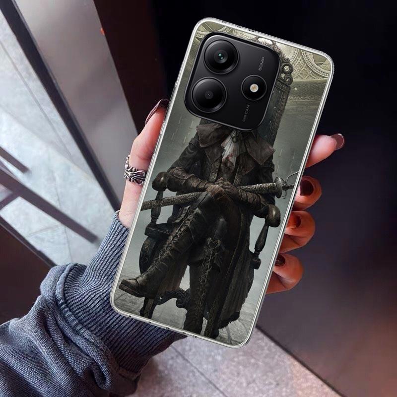 

Bloodborne Game Phone Case For Xiaomi Redmi Note 15 14 14S 13 12S 12 Pro Plus 11S 11 10S 10 4G Cover 11E 11T 5G Print Fundas Red Redmi Note 12 Pro 5G