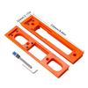 User Friendly Door Hinges Jig Set Portable Zinc Alloy Construction Convenient Accessory for Easy Installations Designs