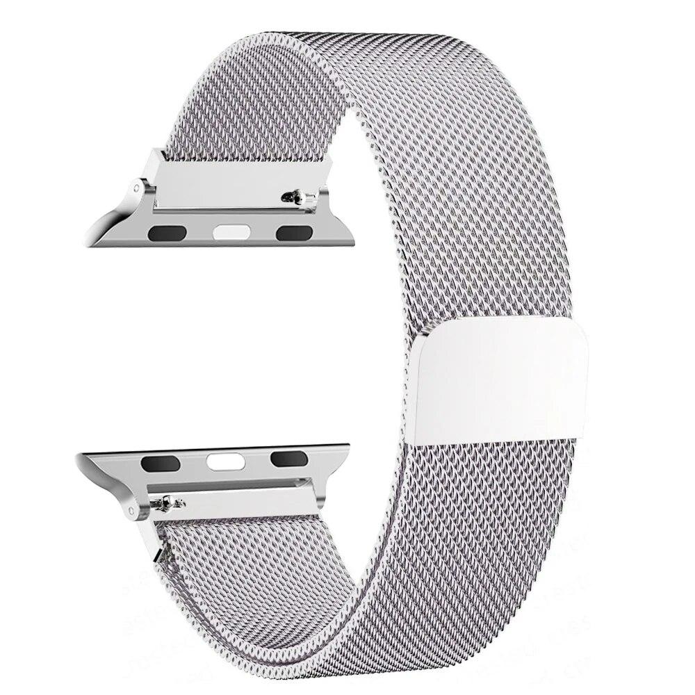 Milanese Loop Band for Apple Watch Strap Ultra 49mm 45mm 44mm 41mm 40mm Metal Wristband Bracelet Iwatch Series 3 4 5 6 7 8 9 SE