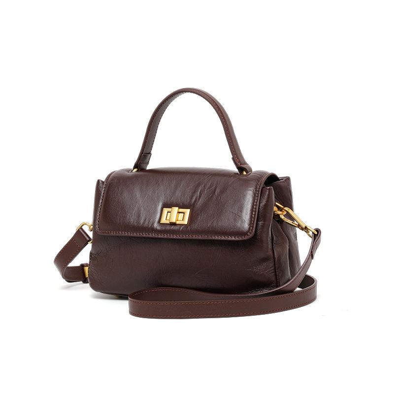 New Fashionable Niche One shoulder Crossbody Bag Mobile Phone Bag Fashionable Women's Bag Soft Texture Handheld Small Square Bag Trendy