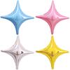 20Pcs10 Inch Multi-Color Square Star Foil Balloons For Birthday Parties Weddings Home Decor Room Background Ceiling Decoration