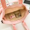 Large Capacity Clutter Bag Transparent Nylon Shoulder Bag Women's Tote Bag