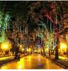 Hanging Tree Solar LED Meteor Shower Fairy Lights for Outdoor Atmosphere Decor