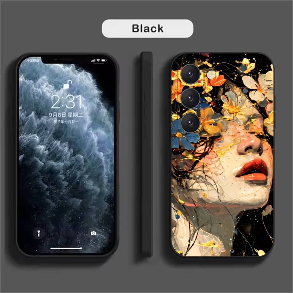 2016 Luxury Flower B Phone Case For Samsung Galaxy A52 A42 A32 A22 A12 A02S A72 A73 A51 A41 A31 A21S A71 A40 A30S A20S