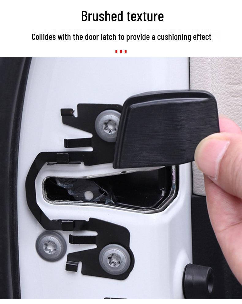 Subaru Forester, Outback, XV, Legacy Anti-Rattle TRD Door Lock Buckle Cover - Stainless Steel Car Accessory.