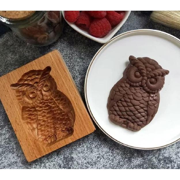 Wooden Cookie Molds Carved Wooden Cookie Biscuit Mold Baking Cookie Mold Wooden Mold Cookie Cutter Embossing Mold Gingerbread Mold DIY Baking Tools