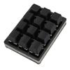 12 Key Mechanical Gaming Keyboard Mini USB Wired RGB Red Switch Programmable Macro Keyboard Black