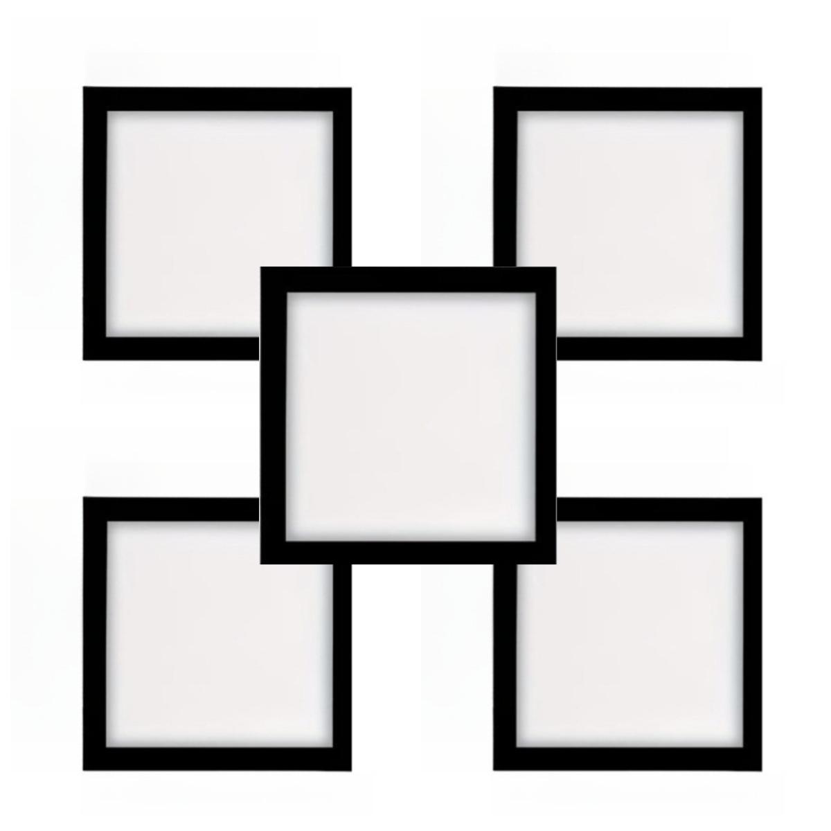 

5pcs Diamond Painting Frames for 30x30cm Diamond Painting Canvas Magnetic Diamond Art Frames Self-Adhesive for Wall Window Door