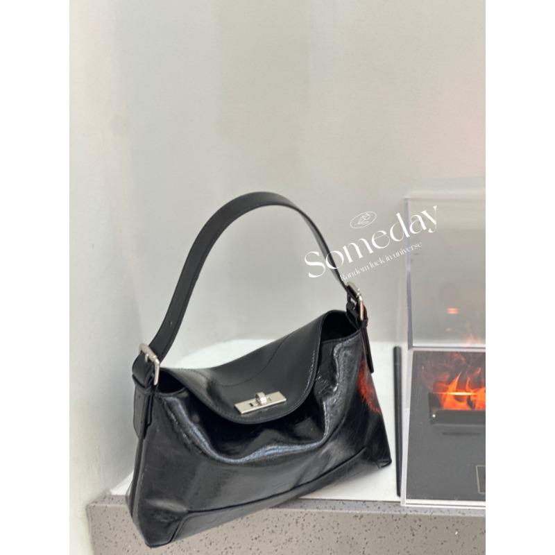 

Oily Skin 2026 New Style Retro Real Leather Women s Bag Single Compartment Crossbody Bag With Multiple Pockets 27x17x8cm чёрный