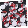 HOODANCOS 100pcs Wiggly Eyes Animal Stickers with Eyelashes for Moving Eyes, DIY Cartoon Eyes Accessories for Playsets, DIY Animal Eyes, DIY Crafts,