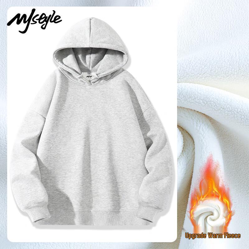 MJ STYLE Women's Drawstring Hooded Fleece Sweatshirt