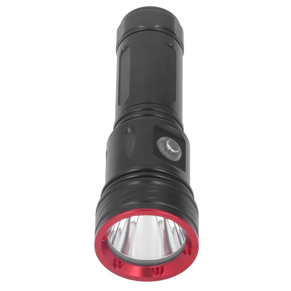 Diving Flashlight Underwater Flashlight 3800lm Super Bright IPX8 Waterproof 4 Modes Aluminium Alloy LED Submarine Torch