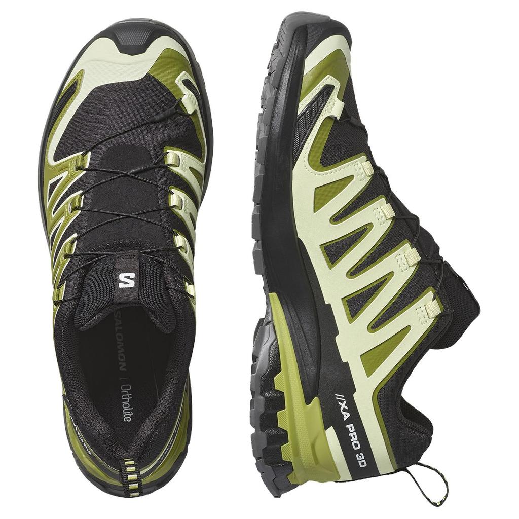 SALOMON XA Pro 3D V9 Comfortable Soft Non-Slip Wear-Resistant Low-Cut Outdoor Functional Shoes Men Shoes Green 477419