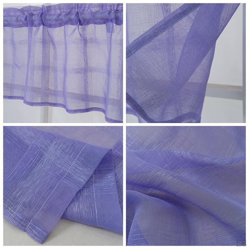 Curtain Tier - Rod Panels Window Treatments Small Curtains Tailored Tiers/Valances For Kitchen