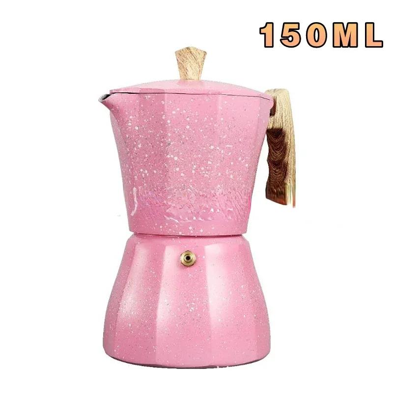 

Итальянская кофемашина Moka Pot, алюминиевая гейзерная кофеварка для эспрессо, чайник, плита для латте, классическая посуда, аксессуары для бариста