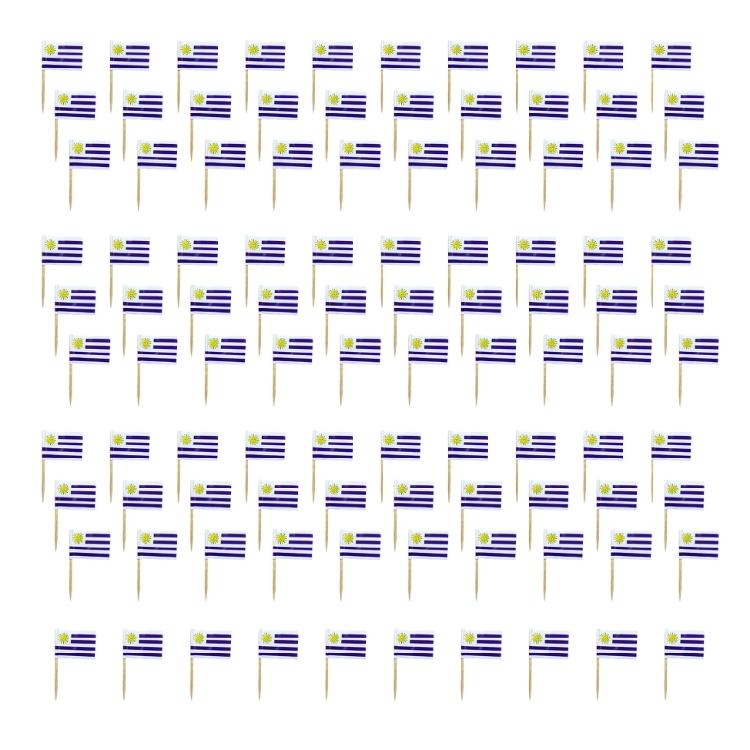 100Pcs National Flag Toothpick Cakes Picks Cupcake Top Decoration For Sweets Desserts Display And Festival Celebration