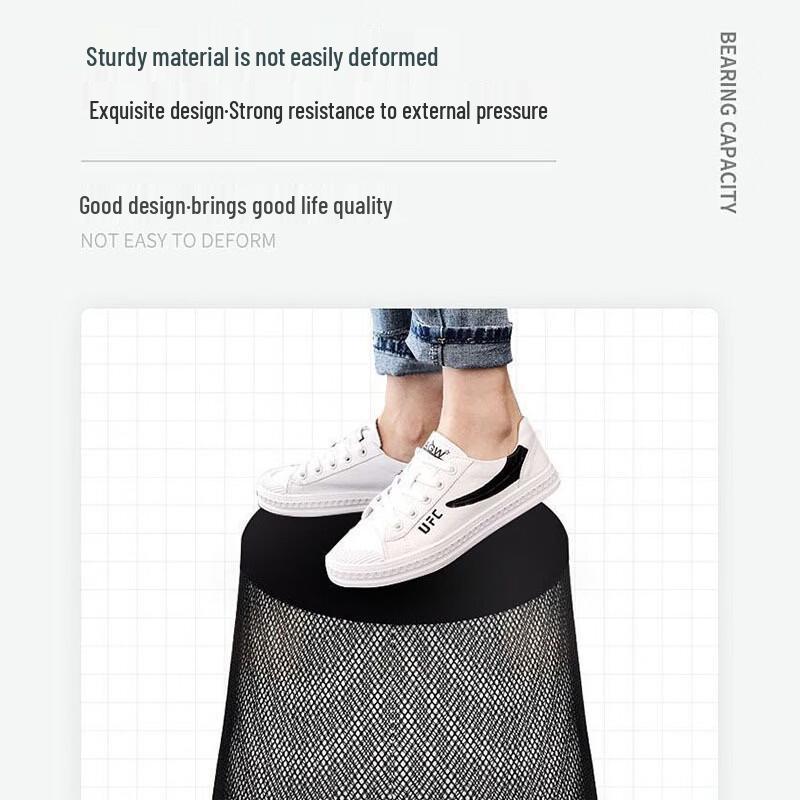 Yuzhuxun 5-Pack Metal Mesh Office Waste Bins