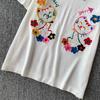 Summer Women College Sweet Cat Embroidery Knitted Sweater Pullover Tops For Girl