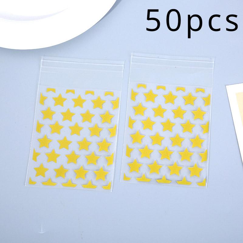 50/100pcs Multi-color Plastic Sealed Bags Birthday Parties Holiday Celebrations Family Cookies Snacks Self-adhesive Bags