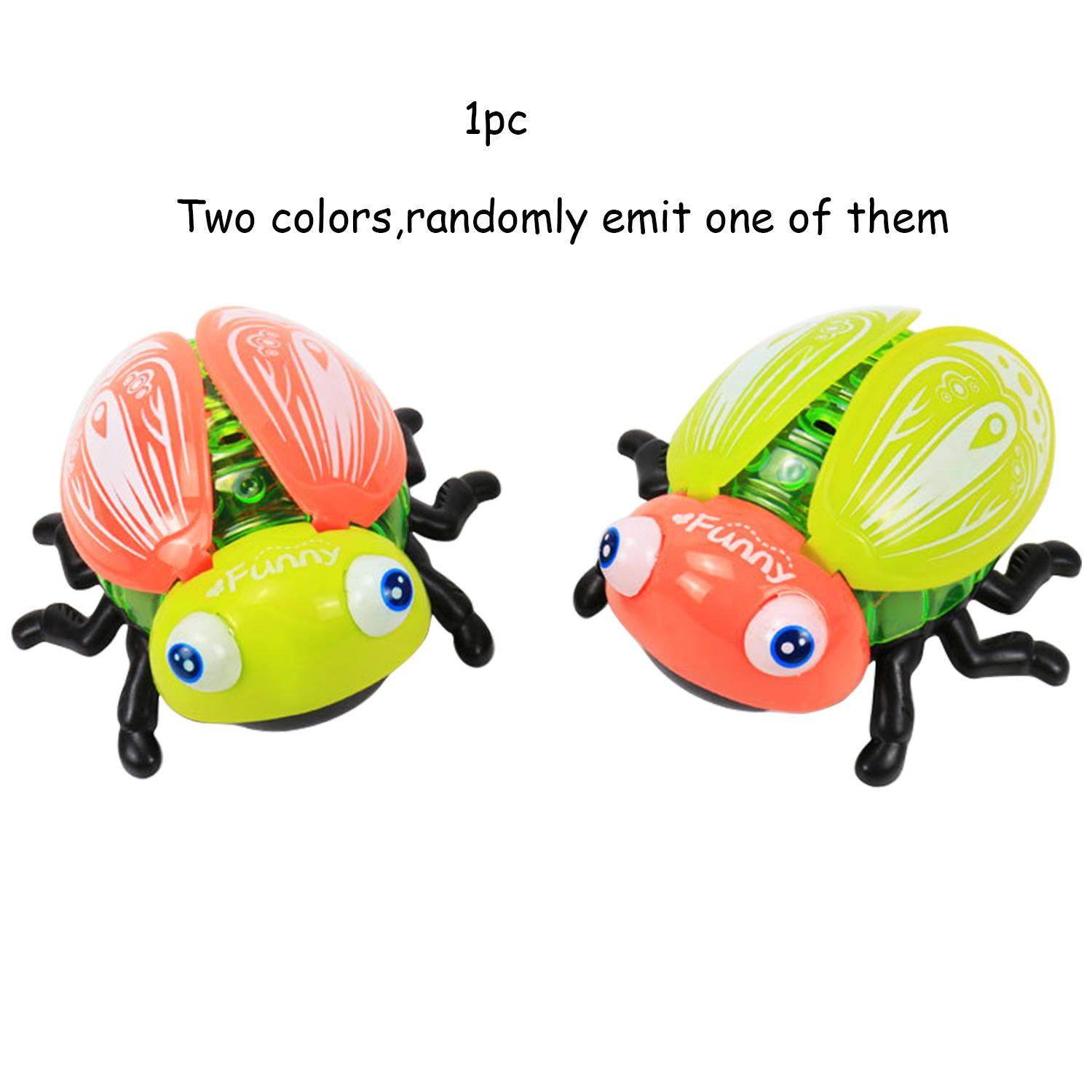 

Електричний поводок із семизірковим сонечком Жук, світломузична дитяча іграшка-головоломка, оснащена портативною мотузкою, потребує автономної батареї