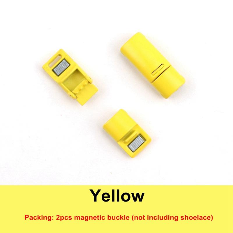 Matte Metal Shoelace Magnetic buckle Shoelaces magnetic Lock 28colors Shoes Accessories Sneaker Kits Metal Laces Buckle