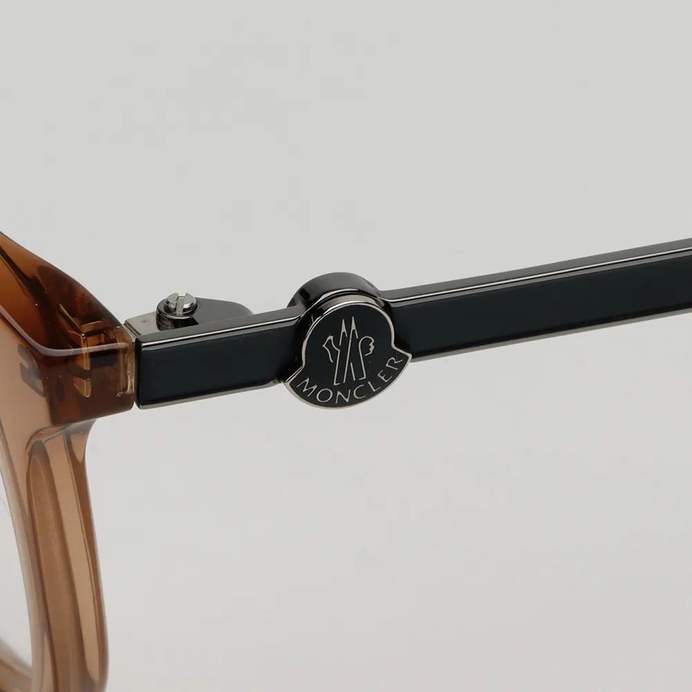 Moncler Eyeglass Frames ML5176 045 Square Fashion Clear Horn-rimmed