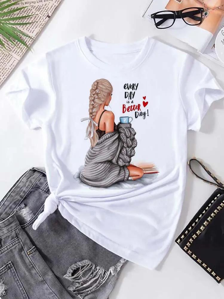 Women T-Shirt Harajuku Streetwear Short Sleeves Female Clothes Tops Tees Printed Female Tshirt Women Fashion Graphic