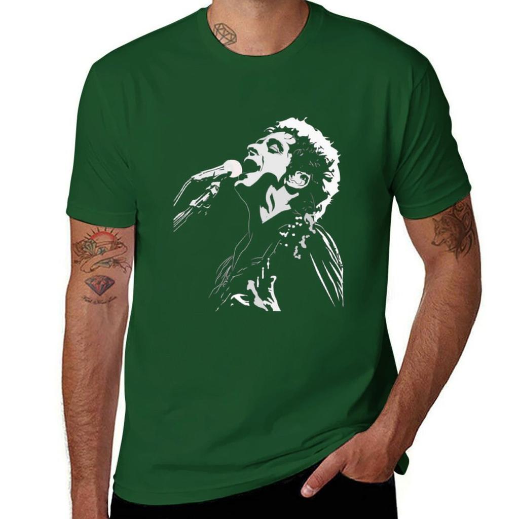 Gustavo Cerati Vector Camiseta Tshirt anime clothes tops plain t shirts men