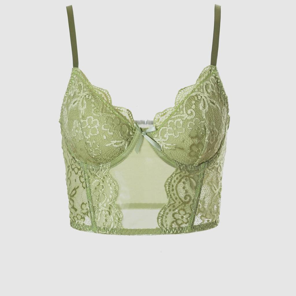 Multi-Color Lace Sexy See-Through Push-Up Camisole and Fishbone Bra Lingerie