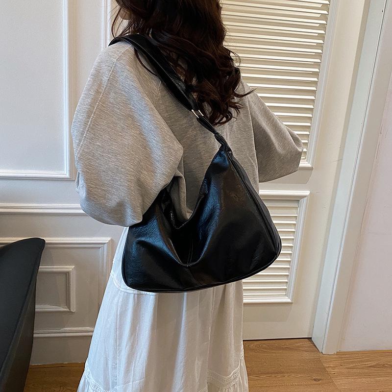 Women's Large Capacity Korean Style Tote and Crossbody Handbag