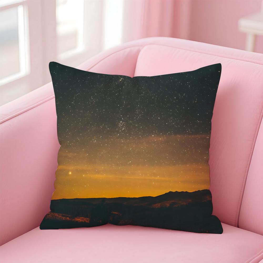 Stars Cushion Cover Linen Cushion Cover Soft Decorative Case For Sofa Home Decor