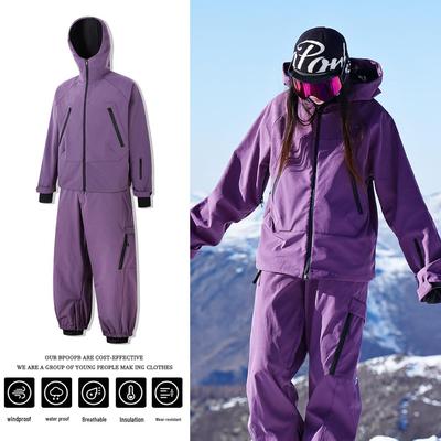 Northeast Snow Town Unisex Ski Suit: Warm, Waterproof, Single & Double Board Compatible